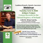 Census Records in the Virtual Registry of Ireland with Dr. Brian Gurrin